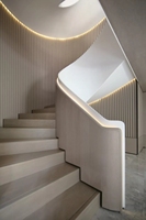 Escalier en colimaçon moderne de luxe en acier inoxydable, acier galvanisé, durable, écologique, pour usage intérieur, installation en kit