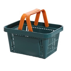 Cesta de ducha portátil de PP ecológica de estilo sencillo con drenaje para almacenamiento de artículos de baño y suministros sanitarios - Product Image 1