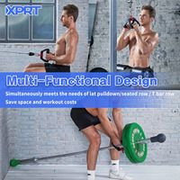 Nouveau Design Gym Accessoires V Bar Double Grip Poignées Fitness Câble Machine Attachements PC Acier Pull Exercice Poignée En Caoutchouc