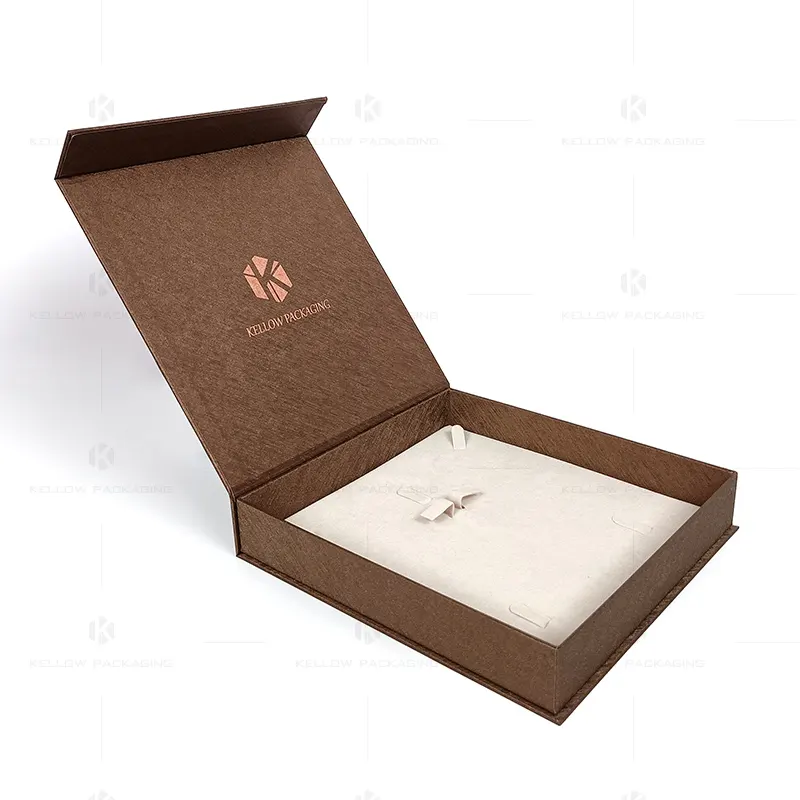 Geschenkbox für Schmuck personalisierte Markenanpassung hochwertige Papierschmuckbox