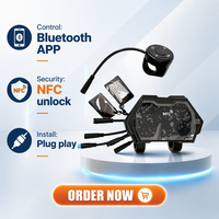 Nouvel écran central pour trottinette électrique L12MAX G2MAX G2MASTER, grand tableau de bord central avec application Bluetooth et carte NFC