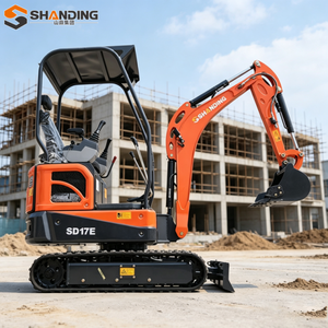 จัดส่งฟรี รถขุดไฮดรอลิก SHANDING เครื่องยนต์ Kubota ขนาด 1.7 ตัน รถขุดขนาดเล็ก รถขุดมินิราคาประหยัด รถขุดสำหรับใช้ในครัวเรือน - Product Image 2