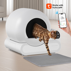 Automatische Smarte Katzentoilette mit 70L Fassungsvermögen, App-gesteuerte selbstreinigende Katzentoilette für Kleintiere, einfache Reinigung, 10 kg - Product Image 1