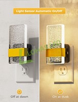 LOHAS Veilleuse en acrylique doré Applique murale moderne Éclairage de nuit à LED Lampe de lit à intensité variable Veilleuse pour chambre d'enfant