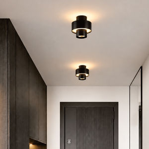 Plafoniera LED a Montaggio Superficiale Multifinitura, Design a Strati con Illuminazione Su e Giù per Decorazione di Caffè e Showroom - Product Image 3
