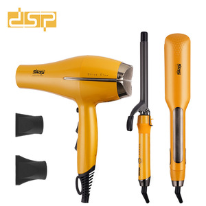 Set de Cuidado Capilar 3 en 1 DSP, Secador de 1600W, Rizador de Cerámica de 17000 RPM, Plancha de Aluminio, Herramientas de Peinado Profesionales - Product Image 5