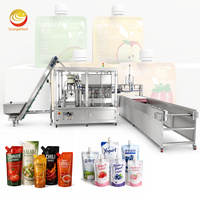 Machine de remplissage de sachets souples à bec verseur (doypack) pour shampoing, crème cosmétique, détergent liquide ORME
