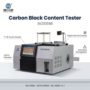 Testeur <span class=keywords><strong>de</strong></span> teneur en noir <span class=keywords><strong>de</strong></span> carbone SKZ1059B à double <span class=keywords><strong>fil</strong></span> chauffant pour test uniforme <span class=keywords><strong>de</strong></span> polyéthylène et <span class=keywords><strong>de</strong></span> polypropylène - Product Image 1
