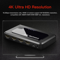 Conmutador HDMI 4K SAMZHE 4 en 1, 1080P de Alta Definición, con Control Remoto, para PC, Decodificador, TV, Monitor, Proyector