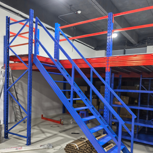 Nhiệm vụ nặng nề gác mái nền tảng Kệ i-beam phân vùng Kệ tùy chỉnh thực hiện kho nền tảng Kết Cấu Thép nền tảng - Product Image 1