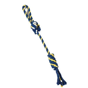 Grosir Mainan Gigit anjing peliharaan kustom tahan lama katun mewah tali latihan interaktif besar tali mainan anjing peliharaan - Product Image 4