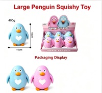 Vente Flash : Jouet Anti-Stress Pingouin à Décompresser en TPR Souple, Jouet Sensoriel en Forme d'Animal de Dessin Animé pour Enfants de 5 à 7 Ans et Adultes