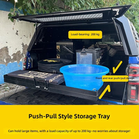 Système de tiroirs universels pour benne de pick-up Ford Ranger Hilux GWM Poer, boîte de rangement double tiroir personnalisable avec plateau de chargement coulissant