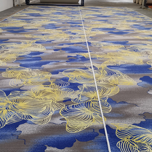 Alfombra moderna de alta gama para banquetes Axminster, lujosa alfombra de nailon de pared a pared con estampado para pasillos y habitaciones de hotel - Product Image 3