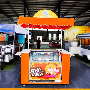 Carreta de Comida Rápida, Triciclo Eléctrico con Contenedor, Remolque de Comida Rápida - Product Image 2