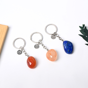 ขายส่งพวงกุญแจคริสตัลรูปทรงใหม่ ดีไซน์ใหม่ หินบำบัด 12 ราศี - Product Image 3