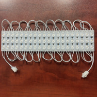 Module LED haute tension AC 220V 7216 2W 3 lumières SMD Blanc froid/chaud transparent injection IP65 pour éclairage intérieur et extérieur