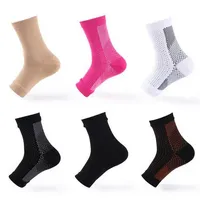 Chaussettes de soutien de cheville de manchon de pied de compression pour le sport