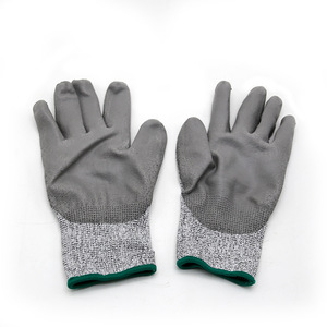 Gants anti-coupure, résistance au coupure niveau 5, revêtement PU 13 aiguilles, résistants à l'usure, respirants, antidérapants, anti-coupure - Product Image 3
