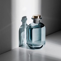 Bougie d'aromathérapie artisanale 180 ml en verre rond, design moderne écologique, diffuseur de relaxation