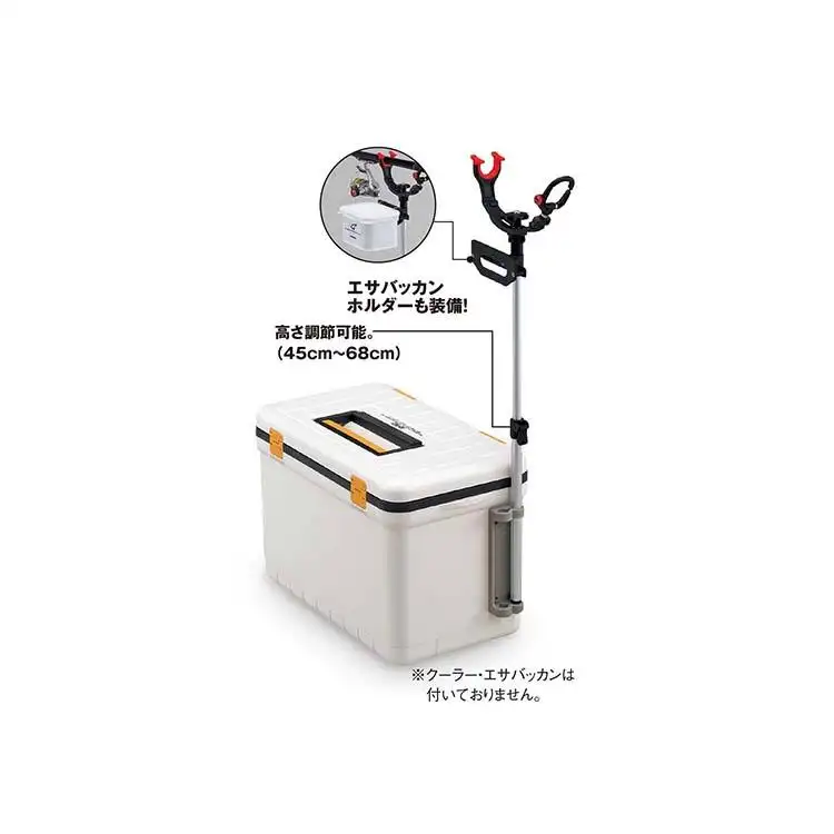 360 degree rotate Skid Resistance for attaching to your cooler box Flexible fishing rod holder