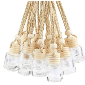 5ml 8ml Car Diffuser Hanging <b>Perfume</b> <b>Bottle</b> Car Air Freshener Glass <b>Bottle</b> - Product Image 3
