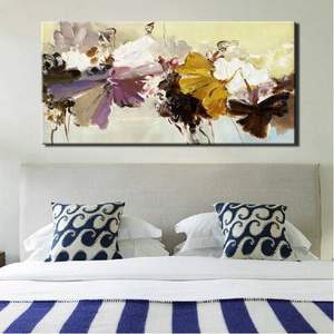 Moderna <span class=keywords><strong>tela</strong></span> astratta pittura Wall Art Poster <span class=keywords><strong>dipinti</strong></span> a mano <span class=keywords><strong>fiori</strong></span> stampe <span class=keywords><strong>su</strong></span> <span class=keywords><strong>tela</strong></span> per soggiorno decorazione domestica - Product Image 3