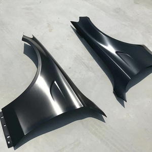 Aile de remplacement en ABS à ajustement parfait et géométrique pour Mercedes Classe C C63 W205 2015-2021 Noir brillant/Aspect carbone - Product Image 3