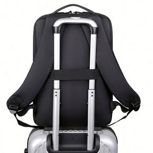 Custom Geometric Pattern Business <b>Backpacks</b> Corporate Gifts Durable Professional Design Logo Printing for Employees Clients - Product Image 6