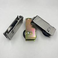 Roulettes de bas de porte coulissante en aluminium et nylon modernes et personnalisées pour placards