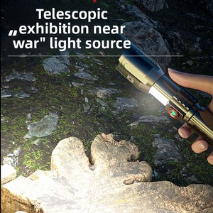 Có Thể Sạc Lại USB Lumens Cao Đèn Lồng Ánh Sáng Mạnh Mẽ Dài Phạm Vi LED Torch Ánh Sáng Đèn Pin Chiến Thuật - Product Image 3