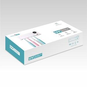 Soporte de pared recargable para cepillos de dientes, sin perforaciones, 4 ranuras, función de temporizador, limpiador de cepillos de dientes UV - Product Image 5