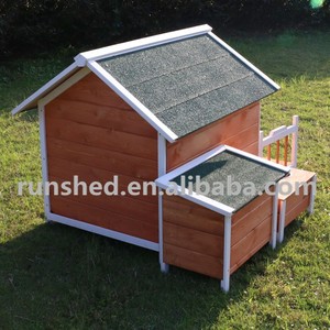 Chenil extérieur de grande taille pour chien Cage isolée en bois imperméable pour chien avec plans Cage de vie pour chien de haute qualité bon marché - Product Image 4