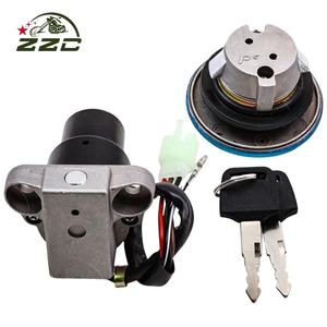 Ensembles de commutateur d'allumage de serrure de <span class=keywords><strong>robinet</strong></span> de manchon de <span class=keywords><strong>bouchon</strong></span> de réservoir de <span class=keywords><strong>gaz</strong></span> de moto <span class=keywords><strong>pour</strong></span> CBF250 JH150 SRZ125 CBT125 CG125 ZJ125 DT150 TB50 NF50 - Product Image 2