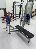 Équipement de gymnastique de qualité supérieure Rosen Fitness utilisation commerciale Tube en acier galvanisé musculation banc plat avec couleur en option