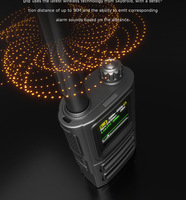 Alarma Portátil para Drones Vodasafe D10, Detección de 300MHz-6GHz, Batería de 15H, Ligero (183g), Pantalla de 1.5" para Seguridad de UAV