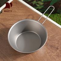 Vaisselle de camping portable et légère, assiettes et bols multi-capacités pour dîner en plein air