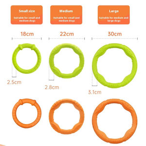 Chasing açık köpek frizbi, yumuşak kauçuk <span class=keywords><strong>Pet</strong></span> çiğnemek oyuncak, çevre dostu açık eğitim köpek eğitim için oyuncak çekin - Product Image 4