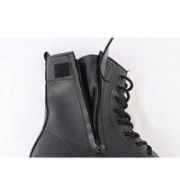Soldes de Déstockage d'Usine Homme Bottes Tactiques Noires Classiques Montantes à Fermeture Éclair pour Randonnée en Extérieur – Promotion à Bas Prix