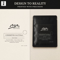 Sachet de café à dosettes imprimé sur mesure, scellé sur trois côtés, avec enveloppe extérieure thermoscellable pour pochette de café individuelle de marque privée