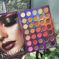 Palette de fards à paupières transfrontalière Beauty Beast Book 71 couleurs, fard à paupières waterproof, illuminateur, contour, blush, rouge à lèvres tout-en-un