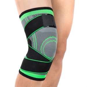 Genouillères extensibles pour le sport, disponible en 50 pièces, avec enveloppes réglables, soutien pour la course, le football - Product Image 1