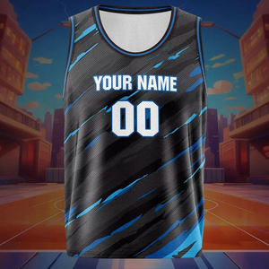 เสื้อบาสเก็ตบอลแบบซักได้ ทรงปกติ พิมพ์ลาย ป้องกันรังสียูวี ระบายอากาศได้ดี ผลิตจากโพลีเอสเตอร์ 100% เหมาะสำหรับทุกฤดูกาล กิจกรรมกลางแจ้ง และการฝึกซ้อม - Product Image 3