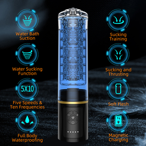 Meistverkaufter Intelligenter Automatischer Schrumpf-Masturbator mit Heizung und Vibration Ein-Klick-Burst-Stimulation <span class=keywords><strong>Sexy</strong></span> Erwachsenenspielzeug - Product Image 4