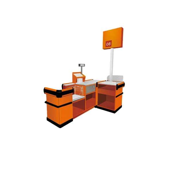 Simple Checkout Cash Counter Without Conveyor Belt - Buy Supermarket ...