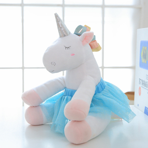Broderie Doux En Peluche Moelleux Haute Qualité Stock Élastique Mignon Arc-En-Ciel <span class=keywords><strong>Licorne</strong></span> Poupée En Peluche Jouet En Peluche Personnalisé Jouets En Peluche - Product Image 3