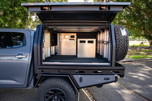 Thùng xe tải bằng nhôm, mui xe tải hai cabin, hộp dụng cụ bằng nhôm cho xe tải - Product Image 3