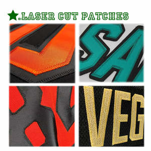 Par Mètres HotMelt Adhésif Soutien Équipe Couleurs Poly Sergé Broderie Applique Tackle Sergé pour <span class=keywords><strong>Maillot</strong></span> de Sport - Product Image 3