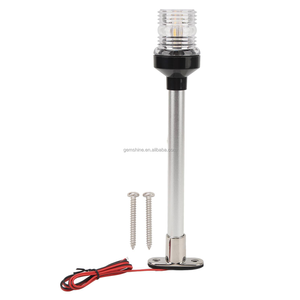 Luces LED para Barcos, Blancas, 360 Grados °   Luz de popa plegable de montaje fijo con enchufe, luces blancas de 3NM - Product Image 2