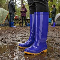Bottes de pluie robustes en PVC pour un confort longue durée – Idéales pour les grossistes en quincaillerie, programme de distribution pour l'agriculture et le nettoyage